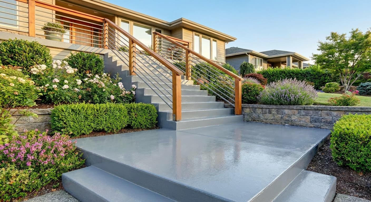 Acrylic stair coating