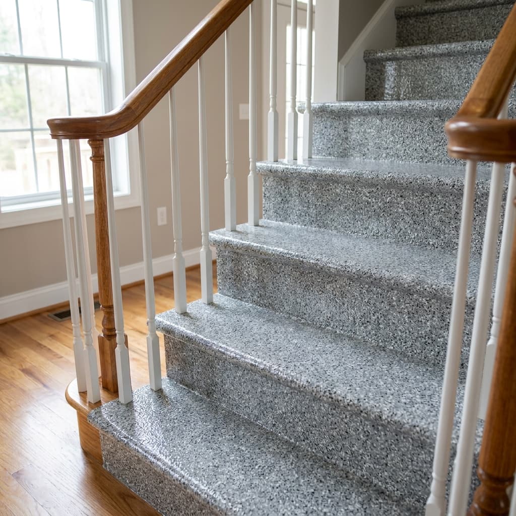 Acrylic stair coating